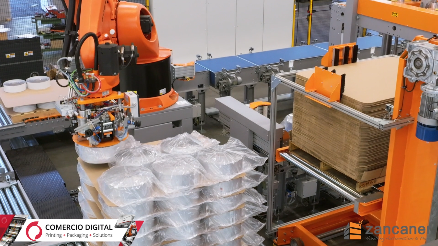 Palletizado de Bobinas Automatico